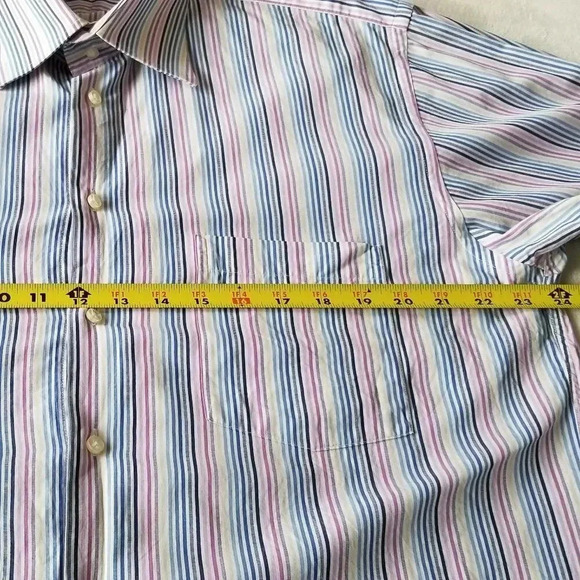 Jack Lipson Signature Men's 16 Large Striped Shirt - Picture 4 of 6